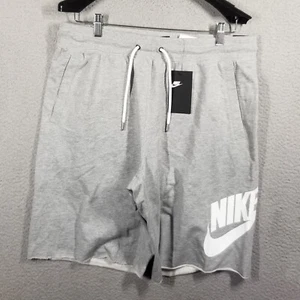 Nike Sportswear French Terry Shorts Men’s Large White Gray -  AT5267 063 - Picture 1 of 12
