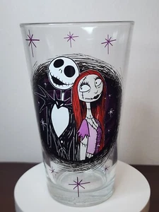 Disney Nightmare Before Christmas Jack & Sally Skellington Cup Pint Glass *Read - Picture 1 of 16