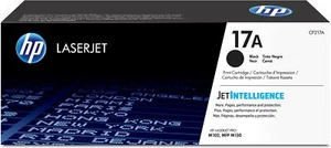 HP 17A Black Original LaserJet Toner Cartridge, ~1,600 pages, CF217A - Afbeelding 1 van 2