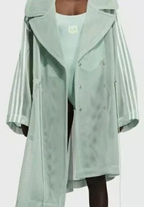 Beyonce Ivy Park Adidas XL Long Mesh Mint Green Jacket NWT - Picture 1 of 4