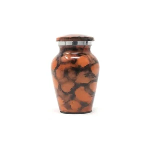 Classic Brown Flamingo Small Keepsake Memorial Urn For Human Cremation Ashes - Picture 1 of 8
