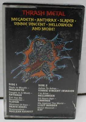 thrash metal - v/a - cassette tape - 1988 priority records - slayer, megadeth - Image 1 of 3