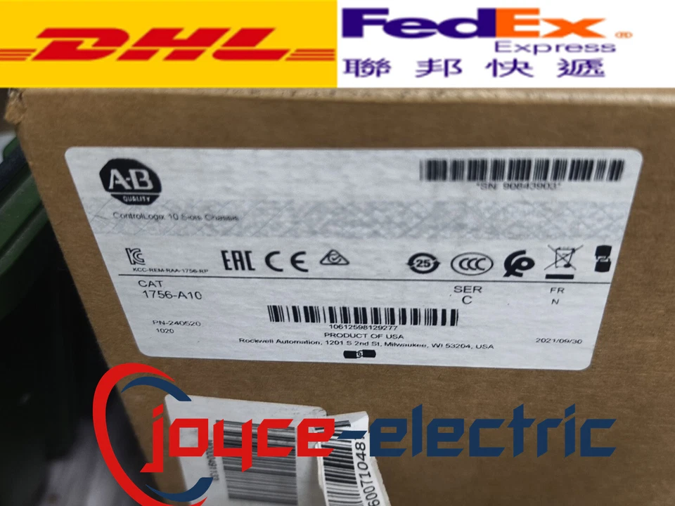 New in box  Fatory Sealed 1756-A10 ControlLogix 10 Slots Chassis  fast Shipping - Image 1 of 3