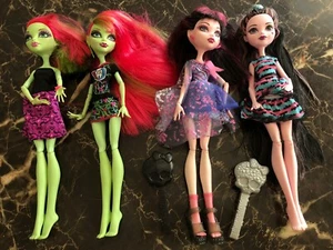 4 Monster High Puppen Draculaura und mehr - Bild 1 von 10