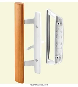Prime-Line Sliding Glass Patio Door Handle Set Security Lock Wood Lever Latch - Picture 1 of 2