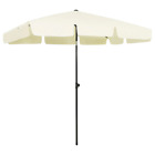 Vidaxl Beach Outdoor Umbrella Parasol Canopy Multi Colours 180/200x120/125 Cm