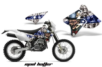 Kit de calcomanías de gráficos de cubierta de moto de cross para Suzuki DRZ 400 SM 00-23 MDHATTER W U Foto 1 de 2