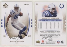 2007 SP Authentic Gold /25 Marvin Harrison #59 HOF