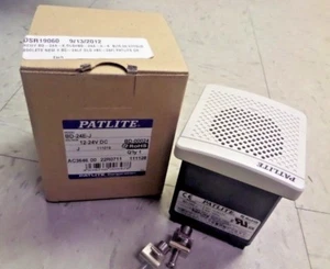 Patlite Signal Horn BD-24E-J BD24EJ 12-24VDC BD-00024 143mA New - Picture 1 of 5