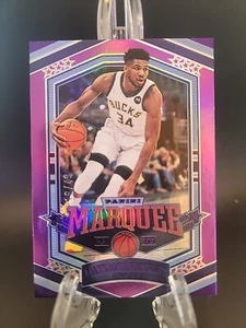 2021-22 Panini Chronicles - Marquee Purple #362 Giannis Antetokounmpo /49 - Imagen 1 de 4