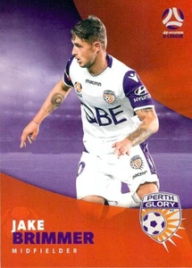2017 2018 PERTH GLORY A-League Card JAKE BRIMMER - Picture 1 of 2