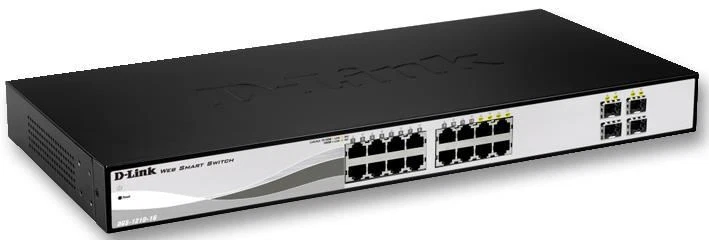 D-LINK - 16-Port Gigabit Smart Managed Switch with 4 SFP Ports - Fanless - Image 1 of 1