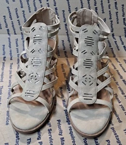 The Children Place Mädchen Riemchen-Sandalen klobiger Absatz Größe 9 Stil 128258 neu ohne Etikett - Bild 1 von 8