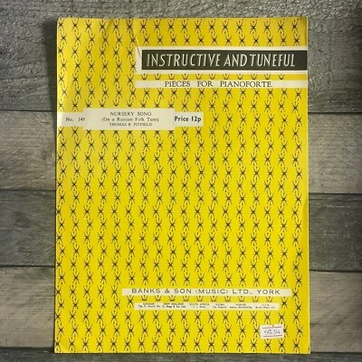 Instructive & Tuneful Pieces For Piano Nursery Song No.149 Banks & Son  - Image 1 of 4