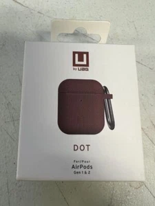 (U) by UAG Dot Series Case for Apple Airpods (1st/ 2nd Gen) - Aubergine - Picture 1 of 1
