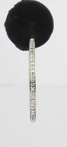 Gorgeous Michael Kors Large Dual Pave Crystal SINGLE Replacement Hoop Earring - Picture 1 of 6