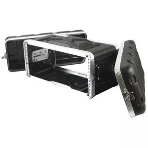 NEW 4RU Portable Music Equipment 19" Rack Mount Case Shallow Mount Depth PA.DJ - Picture 1 of 2