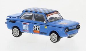Brekina 28257 - 1/87 NSU TTS , Bleu, NSU Sport , 1966 - Neuf