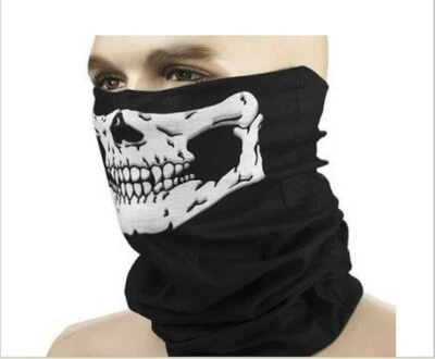 STURMHAUBE BANDANA BIKER SKULL MASKE NEU TOTENKOPF KARNEVAL SNOWBOARD SKI WINTER - Bild 1 von 4