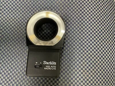 Starblitz 1000 Auto Macro-Lite Ring Flash 52 mm Thread Mount +- Works! - Image 1 of 2