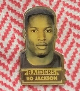 Vintage Bo Jackson 1990 NFL Raiders Football Lapel Pin ACE Taiwan NOS - Picture 1 of 2