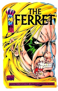 The Ferret Issue 1 Malibu Comics 1993 Die Cut Cover VF - Picture 1 of 7