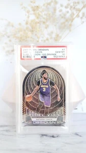 2019-20 Panini Obsidian Anthony Davis SSP /35 Tunnel Vision Orange PSA 10 Gem!  - Picture 1 of 2