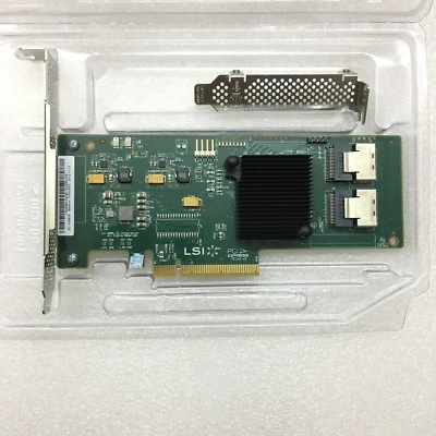 IBM SAS9201-8i PCIe x8 6Gbps Dual SAS/SATA 9201-8I RAID Card H3-25268-00D - Image 1 of 4
