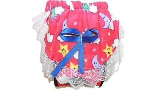 Dog Puppy Diaper Sanitary Pants Skirt Lace Female Girl Flannel For SMALL Pet