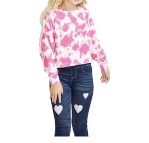 Justice Girl's Size 16-18 Dolman Cozy Top in Deep Pink New with Tags - Picture 1 of 2