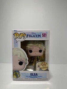 Funko Pop! Elsa #581 Disney Ultimate Princess Gold, with Pin Funko Exclusive New - Picture 1 of 8
