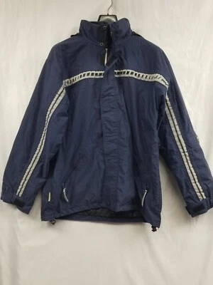 VTG 90s Rip Curl Rider 1,000 Men’s Blue Hood Lined Zip Up Jacket Large - Image 1 of 4