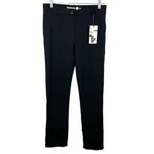 NEW Betabrand women’s dress yoga pants size M straight leg high waist black - Picture 1 of 10