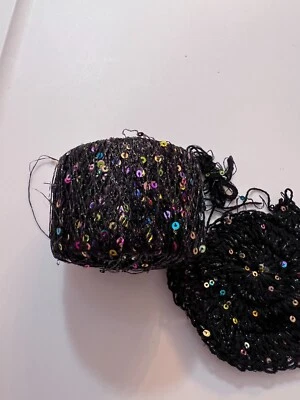 Fabulous Sequins ruffle mesh yarn, Unfinished Project New - Image 1 of 4