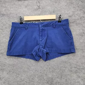 Volcom Shorts Womens Juniors 7 Blue Shortie Low Rise - Picture 1 of 8