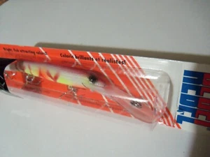 1 Rebel DJ20 Spoonbill Minnow Lure VIPER Custom Red Ice GLOW NIP - Picture 1 of 7