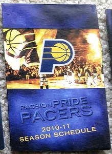 INDIANA PACERS POCKET SCHEDULE 2010-11 - MINT! - Picture 1 of 1