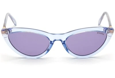 Gafas de sol Guess GU3053 78Y púrpura transparente marco espejo ojo de gato 55-20-140 Foto 1 de 4