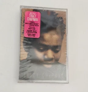 Tracy Chapman selbstbetitelte Audiokassette Band 1988 Hype Aufkleber NEU VERSIEGELT - Bild 1 von 3