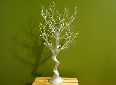 30" PLATEADO Manzanita Árbol Centro de Mesa Boda Evento Floral Fiesta Exhibición Decoración Foto 1 de 2