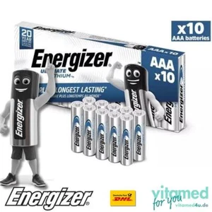 10 x Energizer Ultimate Lithium AAA Micro FR03 L92 1,5V im 1x 10er Pack - Bild 1 von 2