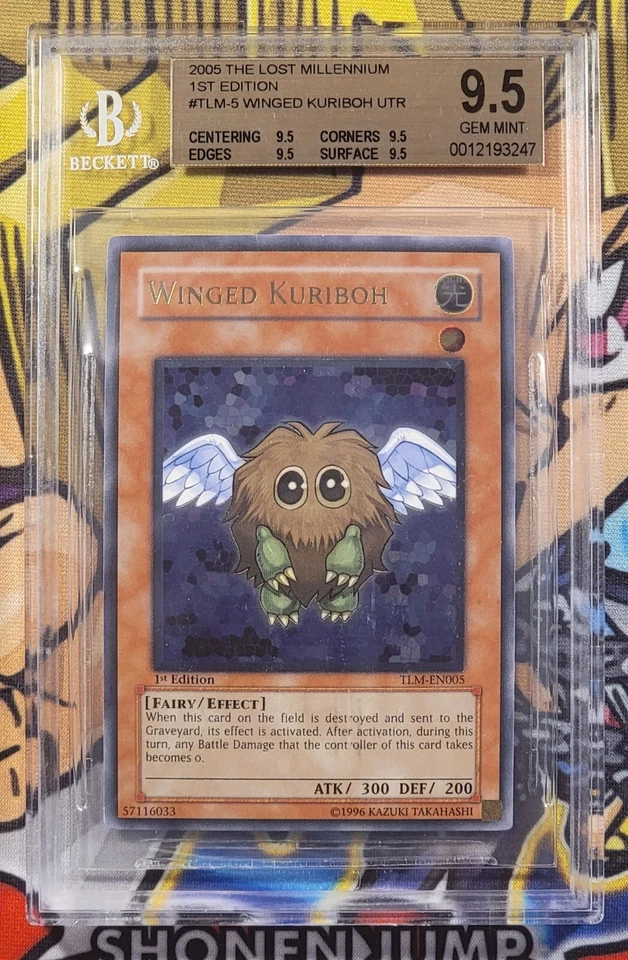 Winged Kuriboh BGS 9.5 Quad Gem YUGIOH TLM-EN005 1st Ed Ultimate Rare Not PSA 10 - Image 1 of 1