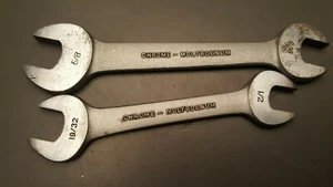 Two Williams Superrench Molybdenum Open-End Wrenches No. 1025 & 1727 1920-30s - Picture 1 of 12