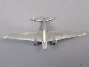 B376 Vintage Messerschmitt Bf 110 Avion Bi Moteurs Jouet Aluminium 10.8 cm - Foto 1 di 9