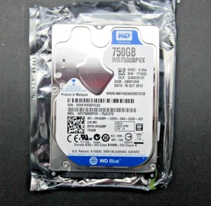Genuine OEM WD / Western Digital WD7500BPVX-75JC3T0 750GB Hard Drive *NOS* - Picture 1 of 3