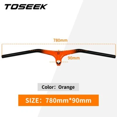 Mtb Handlebars and Stem -10 Degree Carbon Fiber Integrated Handlebar Width 780mm - Изображение 1 из 4