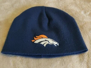 Reebok Denver Broncos Beanie Hat Cap NFL Football Skully Mens - Picture 1 of 6