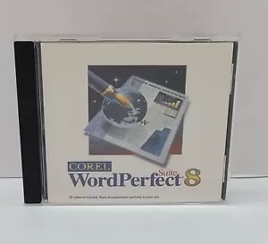 Vintage COREL WordPerfect Suite 8 (PC CD-ROM, 1997) WIn95 Office Software - Picture 1 of 5