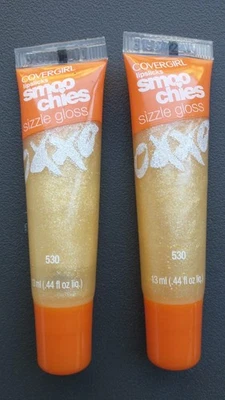Set of 2 Covergirl COVER GIRL Lipslicks Smoochies SIZZLE GLOSS 530 FireCracker - Image 1 of 2