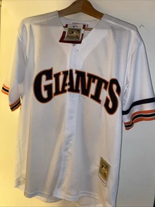 Camiseta Will Clark Cooperstown Mlb Stadium 1989 SF Giants M nueva con etiquetas equipo cosido - Imagen 1 de 7